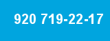 920 719-22-17